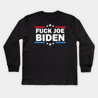 fuck joe biden Kids Long Sleeve T-Shirt